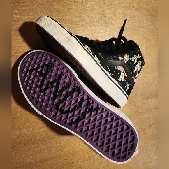 Vans Disney Toy Story Sk8 Hi Pixar Buzz Lightyear Suede Shoes Size Men’s 5.5 - Picture 7 of 11